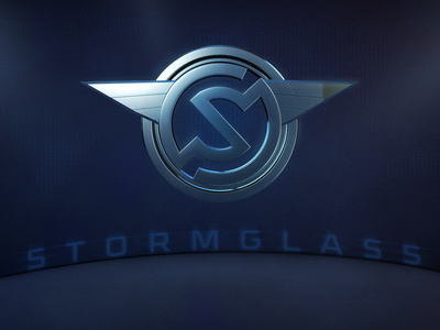 Landing page for Stormglass.com WIP futuristic game glass glassy home page landingpage lights stormglass ui ux