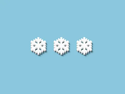 Freeze Stage 3 cold css3 snowflakes text winter