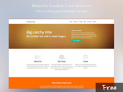 Website freebie css3 form free freebie html5 jquery keyners layout minimal responsive simple validation