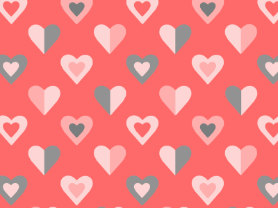 Little Lady Hearts design hearts pattern textile textile design valentines