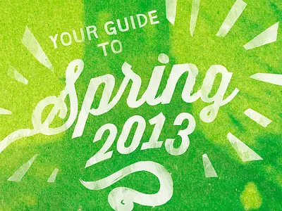 Towers February 2013 Cover absent grotesque cover faded green grunge magazine spring wisdom script