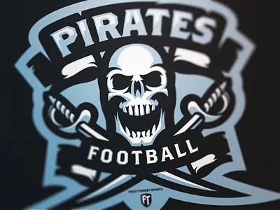 Pirates Football design pirates skull t shirt