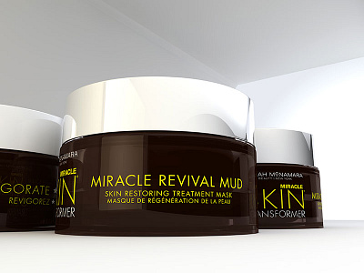 Miracle Mud 3D Render 3d chrome lighting model product render