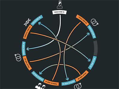 Stanford Magazine: Algorithm Meets Altruism donation infographics stanford transplant university