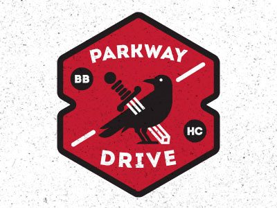 Crow badge badge graphic design illustration