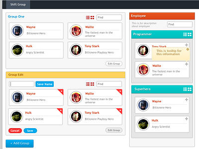Admin Page admin apps blue interface orange red thumbnail user web yellow