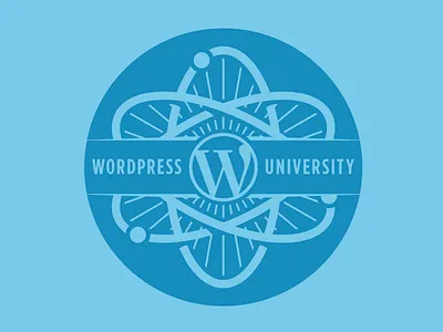 WordPress University atom logo school seal teach university wordpress