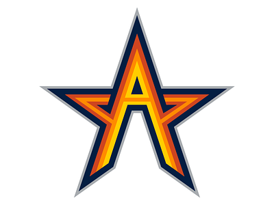 Astros a astros baseball houston league major retro star