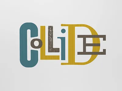 Collide Logo logo typography