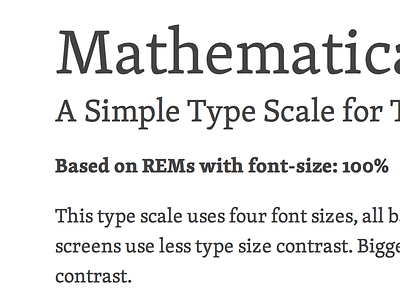 Working on a thing css skolar typography web