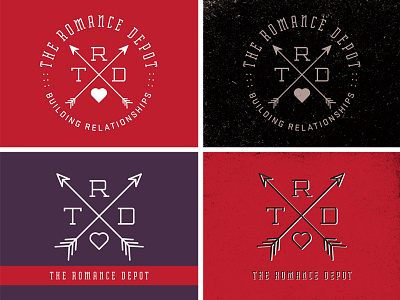 TRD 2 arrows badge depot heart romance