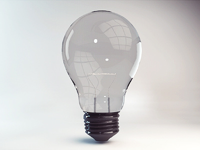 3D Lightbulb 3d c4d cinema 4d ikaami lightbulb mateusz chojnowski render