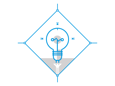 "Idea" Icon idea light bulb
