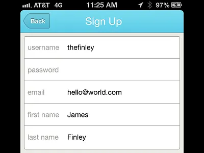 Prayrbox Sign Up form iphone mobile prayer prayrbox social