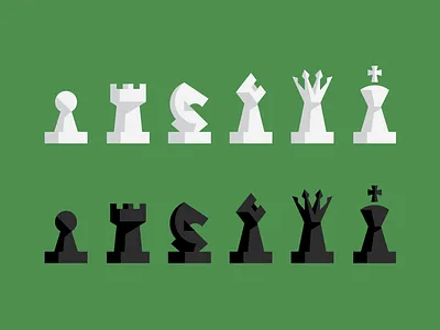 Chess Pieces bishop chess icons king knight pawn pieces queen rook