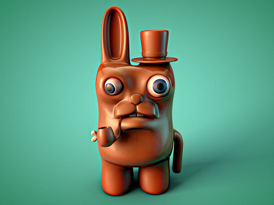 Random Citizen 3d bunny chocolate pipe zombie