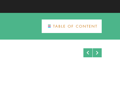 Table of content arrow navigation table of content