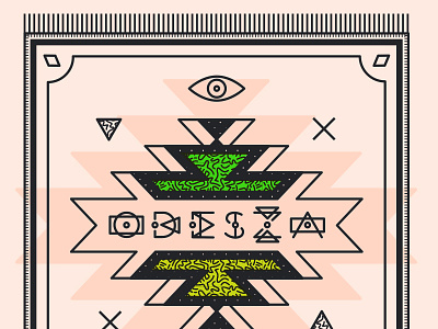 Odesza T-Shirt Design band design line music t shirt tshirt typography