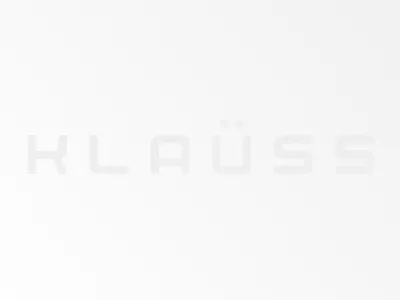 Klauss ID Wordmark clean furniture german klauss logo white white on white wordmark