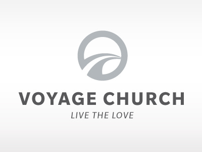 Voyage 2 brand church design god grey icon live logo love sans serif typography voyage