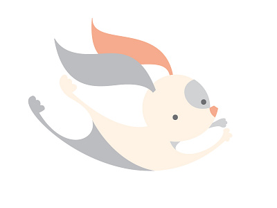 Cute Melon Dog dog drawing gray illustration illustrator melon neutral peach puppy