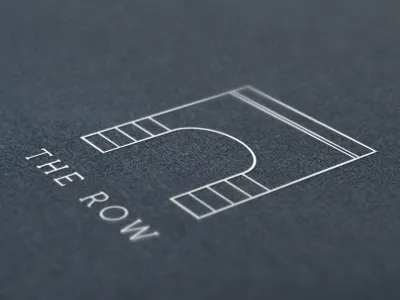 The Row 2 branding concept identity logo street the row