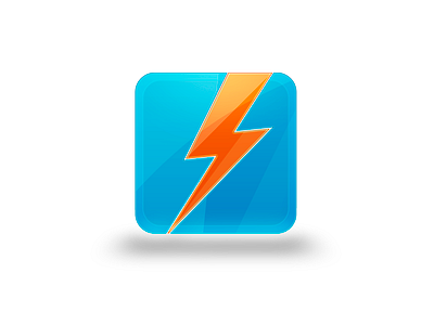 Thunder gloss glossy lightning square thunder