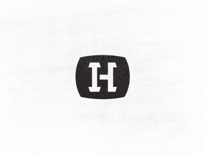 I H brnading bruner bw design graphic h i icon logo mike