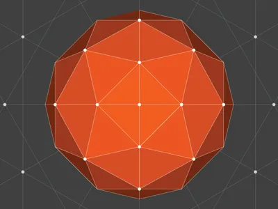 PolyBall ball cinema4d low poly