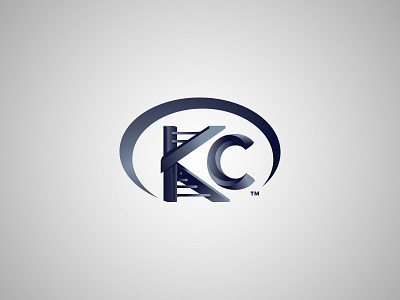 KC Identity option 2 3d blue branding bug dna helix icon identity illustration image ladder logo mark typography