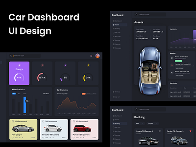 Car Dashboard UI 3d animation branding design figma graphic design illustration logo motion graphics ui vector