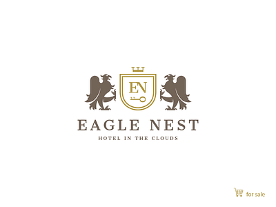 Logo for a Hotel brand identity branding creative logo graphic design heraldic logo hotel logo logo logo concept logo design logo for sale visual identity