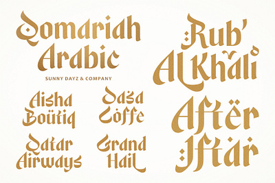 Qomariah – Arabic Display Font arabic arabic faux arabic font calligraphy