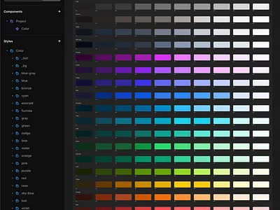 FramesX color palette for Framer 🎨 branding color color palette colors design design system framer framer colors interface numeric colors semantic colors ui ui kit ui system ux