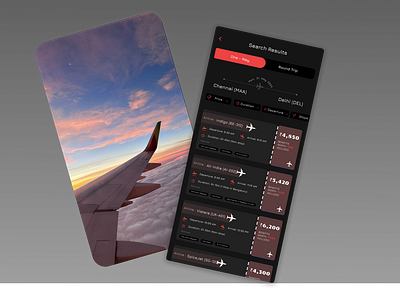 Day 68 - Flight Search 100dayschallenge chennaitodelhi creative daily ui 068 daily ui 68 dribbble flight search flightbookingapp illustration traveldesign ui uidesign uxdesign