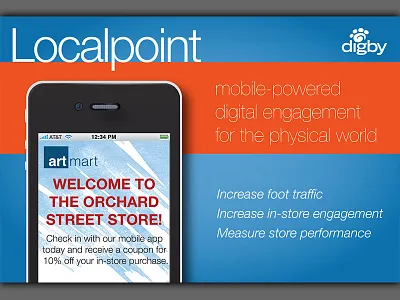 National Retail Foundation Expo 2013 copywriting illustrator print take away card