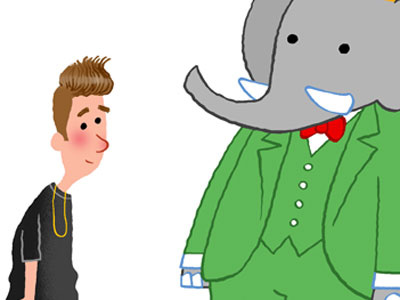 Justin Bieber babar childrens art humor justin bieber