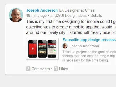Stack Post Preview chisel paper stacks ui