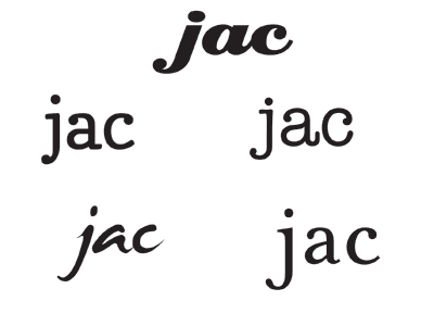 Jac Interiors Type interiors lowercase type