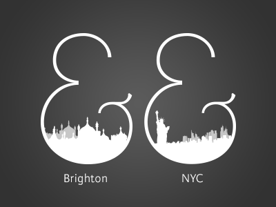 Ampersand Locations logo typography