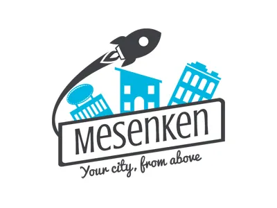 Logo design above blue brand branding design graphic design grey icon identity illustration illustrator logo logo design logotype mark rocket space launch vector