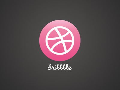 Dribbble icon design icon pink web