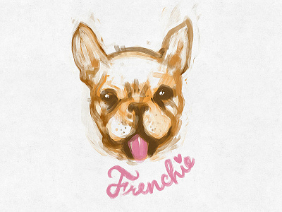 Frenchie concept illustration krichmar phone sketching