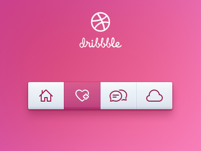 Dribble Toolbar application design buttons creative design dribbble dribbble app flat ui graphic graphic design icons ideas illustration ios app design music toolbar trend ui ui design widget