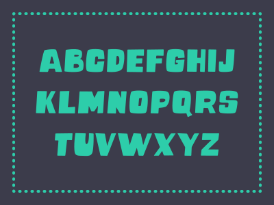 Bebel (typeface idea) font