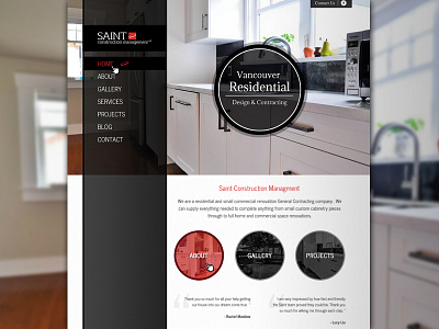 Saint Construction Management construction homepage management saint splitmango web design