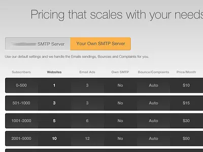 Pricing pricing