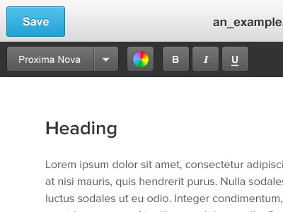 Simple WYSWYG iPad Editor UI editor ipad ui user interface wyswyg
