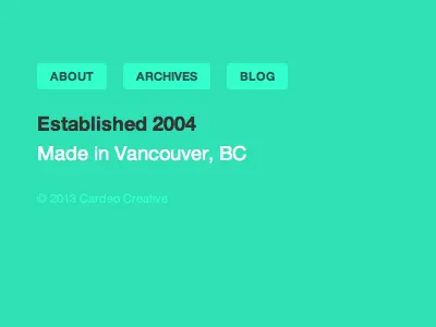 footer footer website