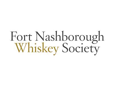 Fort Nashborough Whiskey Society hoefler logo whiskey